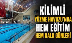 Kilimli Yüzme Havuzu’nda hem eğitim hem halk günleri