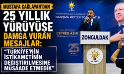 Mustafa Çağlayan’dan 25 yıllık yürüyüşe damga vuran mesajlar: “Türkiye’nin istikametinin değiştirilmesine müsaade etmedi