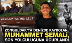 Zonguldak’ta denizde kaybolan Muhammet Şemali, son yolculuğuna uğurlandı