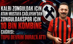 Kalbi Zonguldak için atan Mustafa Çağlayan’dan Zonguldakspor için 10 bin kombine çağrısı: Topu Devrim Dural’a attı