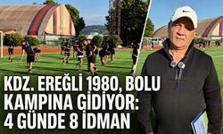 Kdz. Ereğli 1980, Bolu kampına gidiyor: 4 günde 8 idman