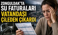 Zonguldak’ta su faturaları vatandaşı çileden çıkardı