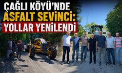 Çağlı Köyü’nde asfalt sevinci: Yollar yenilendi