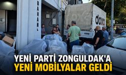 Yeni Parti Zonguldak'a yeni mobilyalar geldi