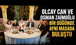Olcay Can ve Osman Zaimoğlu bir düğünde aynı masada buluştu