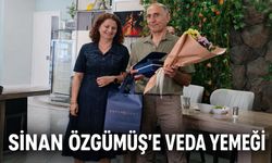 Sinan Özgümüş’e veda yemeği