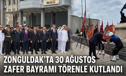 Zonguldak'ta 30 Ağustos Zafer Bayramı törenle kutlandı