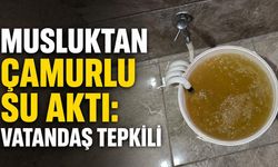 Musluktan çamurlu su aktı: Vatandaş tepkili