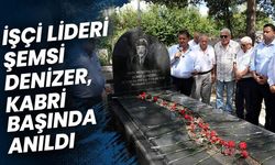 İşçi lideri Şemsi Denizer kabri başında anıldı