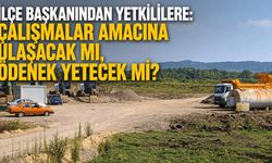 İlçe Başkanından yetkililere: Çalışmalar amacına ulaşacak mı, ödenek yetecek mi?