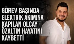 Görev başında elektrik akımına kapılan Olcay Özaltın hayatını kaybetti