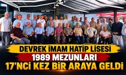 Devrek İmam Hatip Lisesi 1989 mezunları 17'nci kez bir araya geldi
