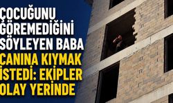 Çocuğunu göremediğini söyleyen baba canına kıymak istedi: Ekipler olay yerinde