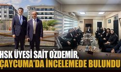 HSK Üyesi Sait Özdemir, Çaycuma'da incelemede bulundu