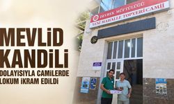 Mevlid Kandili dolayısıyla camilerde lokum İkram edildi