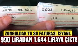 Zonguldak’ta su faturası isyanı: 990 liradan 1.644 liraya çıktı!
