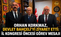 Orhan Korkmaz, Devlet Bahçeli’yi Ziyaret etti: İl Kongresi öncesi görev mesajı