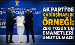 AK Parti’de kadirşinaslık örneği: Zeki Tosun’un emanetleri unutulmadı