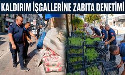 Kaldırım işgallerine zabıta denetimi