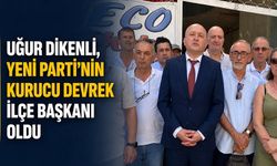 Uğur Dikenli, Yeni Parti'nin Kurucu Devrek İlçe Başkanı oldu