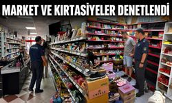 Market ve kırtasiyeler denetlendi