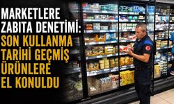 Marketlere zabıta denetimi: Son kullanma tarihi geçmiş ürünlere el konuldu