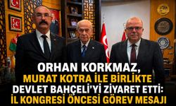 Orhan Korkmaz, Murat Kotra ile birlikte Devlet Bahçeli’yi Ziyaret etti: İl Kongresi öncesi görev mesajı