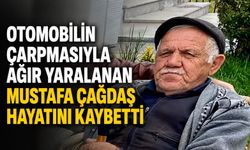 Otomobilin çarpmasıyla ağır yaralanan Mustafa Çağdaş hayatını kaybetti
