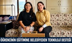 Öğrencinin eğitimine belediyeden teknoloji desteği