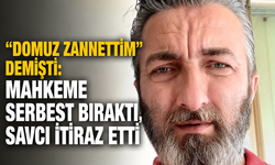 “Domuz zannettim” demişti: Mahkeme serbest bıraktı, savcı itiraz etti