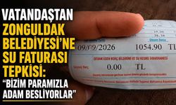 Vatandaştan Zonguldak Belediyesi’ne su faturası tepkisi: “Bizim paramızla adam besliyorlar”