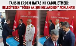 Tahsin Erdem hatasını kabul etmedi: Belediyeden “tören akışını hızlandırdı” açıklaması