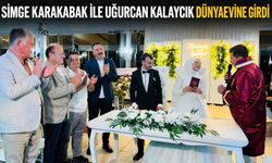 Simge Karakabak ile Uğurcan Kalaycık dünyaevine girdi