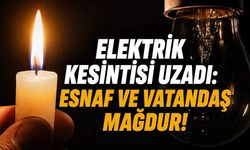 Elektrik kesintisi uzadı: Esnaf ve vatandaş mağdur!