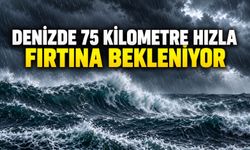Denizde 75 kilometre hızla fırtına bekleniyor