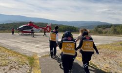 Ambulans helikopter çocuk için seferber oldu