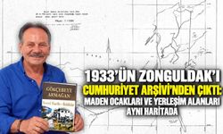 1933’ün Zonguldak’ı Cumhuriyet Arşivi’nden çıktı: Maden ocakları ve yerleşim alanları aynı haritada
