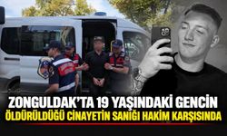 Zonguldak'ta 19 yaşındaki gencin öld*rüldüğü c*nayetin sanığı hakim karşısında