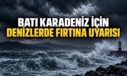 Batı Karadeniz için denizlerde fırtına uyarısı