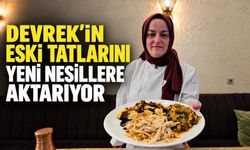 Devrek'in eski tatlarını yeni nesillere aktarıyor