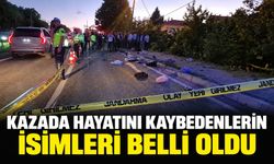 Kazada hayatını kaybedenlerin isimleri belli oldu