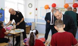 Polis Emeklileri Derneği'nden öğrencilere okula başlangıç seti desteği