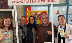 Sağlıklı beslenme için farkındalık standı kuruldu
