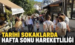 Tarihi sokaklarda hafta sonu hareketliliği