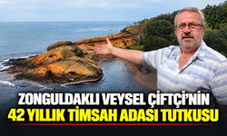 Zonguldaklı Veysel Çiftçi’nin 42 yıllık Timsah Adası tutkusu
