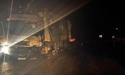 Yağmurda kayan tır kazaya neden oldu: 2 yaralı