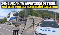 Zonguldak'ta yapay zeka destekli yeni nesil radarla hız denetimi başlatıldı