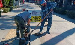 Yürüyüş yolları ve kaldırımlar onarılıyor
