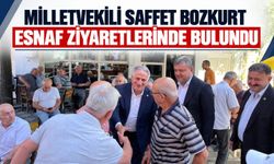 Milletvekili Saffet Bozkurt esnaf ziyaretlerinde bulundu
