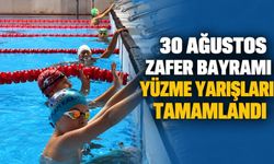 30 Ağustos Zafer Bayramı yüzme yarışları tamamlandı